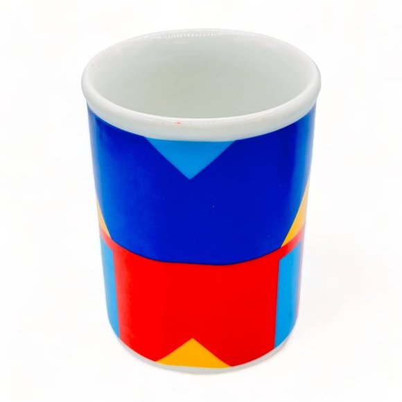 Modern Art Mug - Primary Colours and Geometric Shapes - Picture 3 of 9